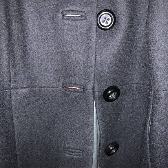Women’s J. Crew Black Overcoat - Picture 4 of 7